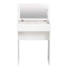 Diana Flip Top Mirror Glossy Dressing Table with Mirror & Drawer