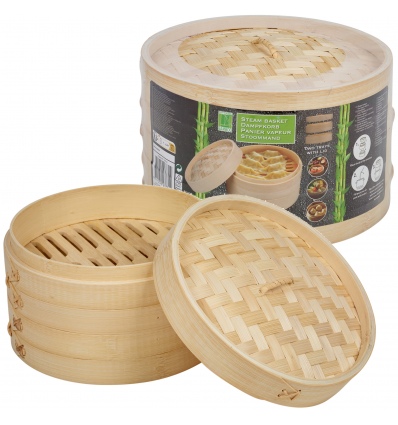 Wooden Steam Basket With  Trays [237312]