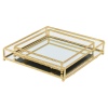 Metal Frame Mirror Tray Set 20x20cm & 25x25cm [316088]