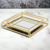 Metal Frame Mirror Tray Set 20x20cm & 25x25cm [316088]