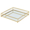 Metal Frame Mirror Tray Set 20x20cm & 25x25cm [316088]