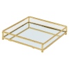 Metal Frame Mirror Tray Set 20x20cm & 25x25cm [316088]