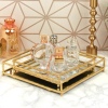 Metal Frame Mirror Tray Set 20x20cm & 25x25cm [316088]