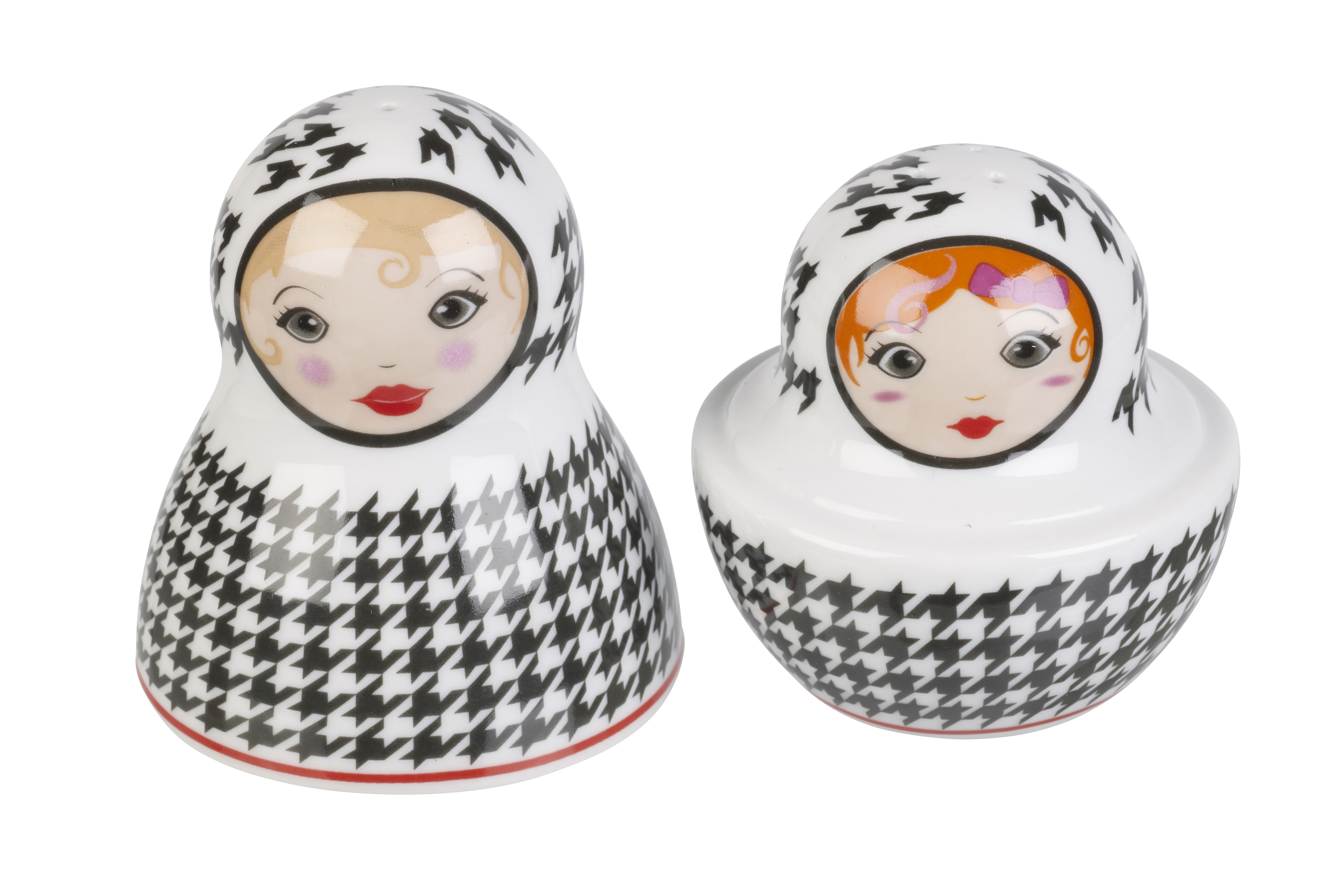 Russian Dolls Novelty Salt And Pepper Pots Shakers Cellar Cruet