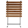 Foldable Bistro Wooden Set of Table & 2 Chairs [855204]