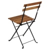 Foldable Bistro Wooden Set of Table & 2 Chairs [855204]