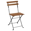 Foldable Bistro Wooden Set of Table & 2 Chairs [855204]