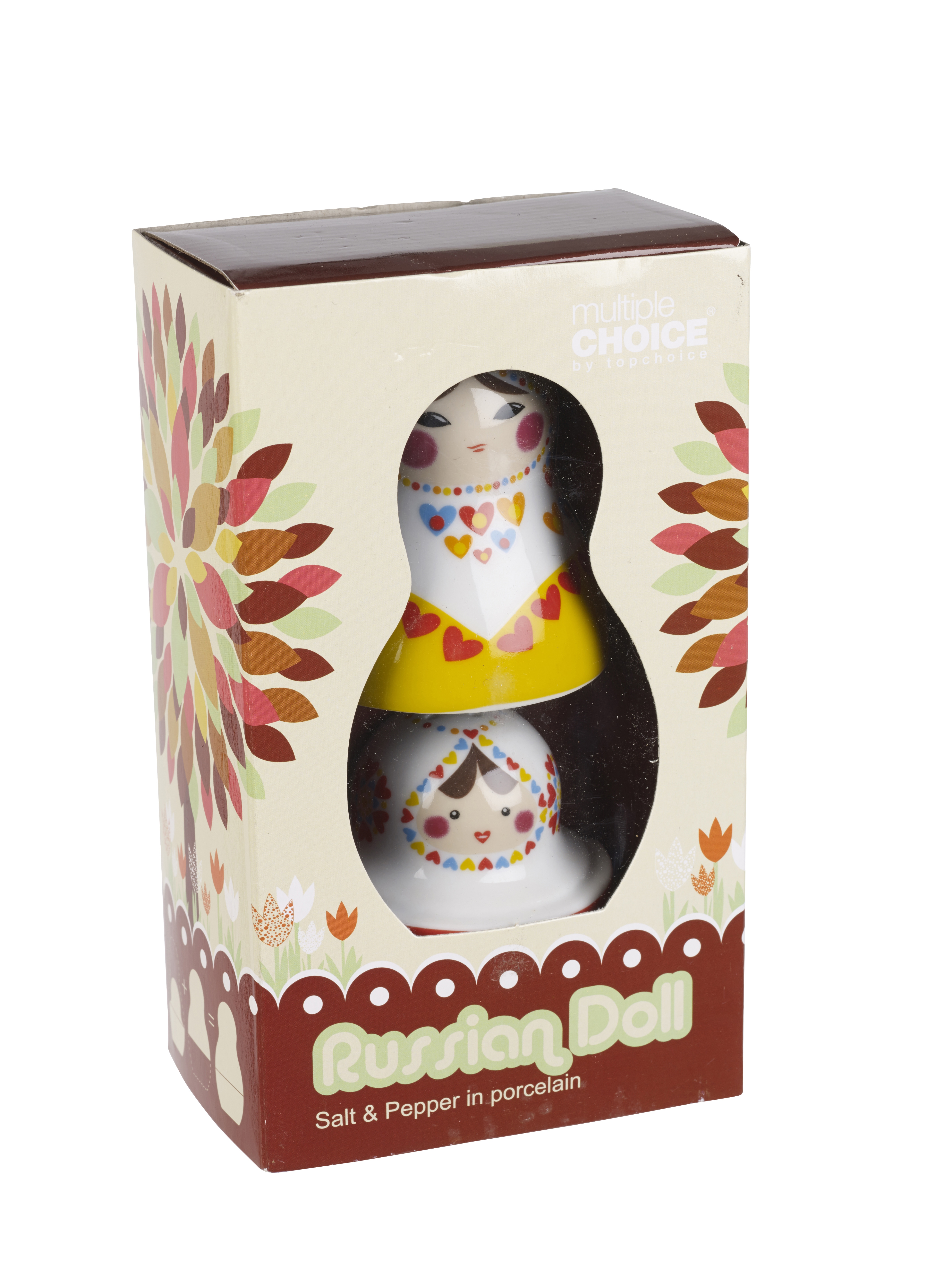 Russian Dolls Novelty Salt And Pepper Pots Shakers Cellar Cruet