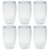 Set of 6xDouble Wall Glasses