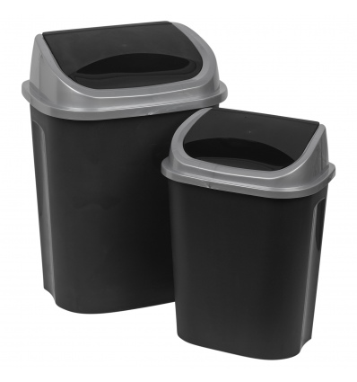 Black & Grey Dustbin