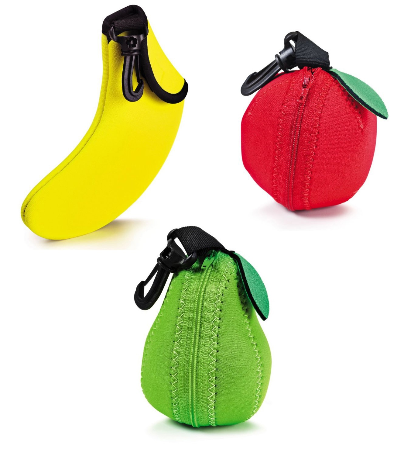Neoprene Fruit Jackets Banana Shaped Lunch Bag Box Fresh Protection