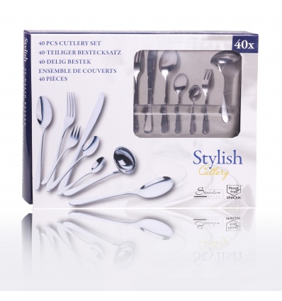 Stylish 40 Piece Cutlery Set [533216)/[318035]