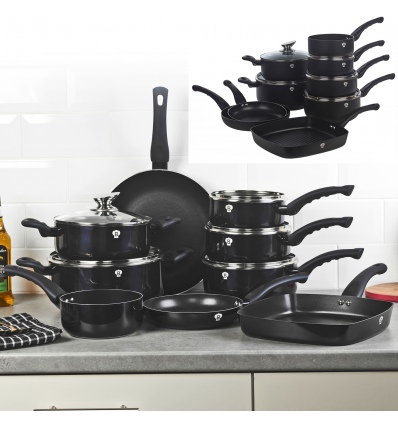 14 Pcs Blauman Cookware Set With Soft Touch Handles