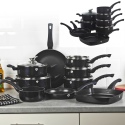 14 Pcs Blauman Cookware Set With Soft Touch Handles