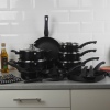 14 Pcs Blauman Cookware Set With Soft Touch Handles & 6 Tools