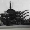 14 Pcs Blauman Cookware Set With Soft Touch Handles & 6 Tools