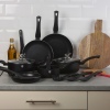 8 Pcs Blauman Cookware Set With Soft Touch Handles
