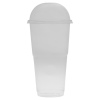 60 x 16oz Clear BioWare Plastic Smoothie/Slush Cups with Lids [002698]