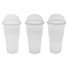 60 x 16oz Clear BioWare Plastic Smoothie/Slush Cups with Lids [002698]