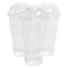 60 x 16oz Clear BioWare Plastic Smoothie/Slush Cups with Lids [002698]