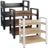 SD 3 Tier Metal & Wood Shelf Unit