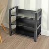 SD 3 Tier Metal & Wood Shelf Unit