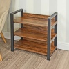 SD 3 Tier Metal & Wood Shelf Unit