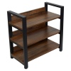 SD 3 Tier Metal & Wood Shelf Unit