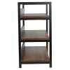 SD 3 Tier Metal & Wood Shelf Unit