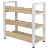 SD 3 Tier Metal & Wood Shelf Unit