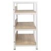 SD 3 Tier Metal & Wood Shelf Unit