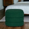 GIGI Velvet Rib Ottoman Storage Stool