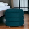 GIGI Velvet Rib Ottoman Storage Stool