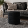 GIGI Velvet Rib Ottoman Storage Stool