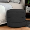 GIGI Velvet Rib Ottoman Storage Stool