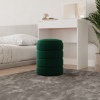 GIGI Velvet Rib Ottoman Storage Stool