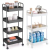 Plastic Storage Trolley with Castor Wheels