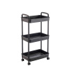 Plastic Storage Trolley with Castor Wheels