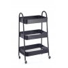 3 Tier Metal Storage Trolley with Wheels