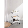 3 Tier Metal Storage Trolley with Wheels