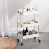 3 Tier Metal Storage Trolley with Wheels