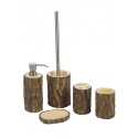 Tree Bark Bathroom Set 