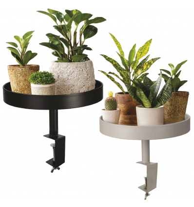 Decorative Tray Table on Clamp Stand