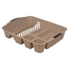 Rattan Dish Drainer With A Tray [007577]