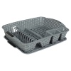 Rattan Dish Drainer With A Tray [007577]