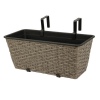 Rattan Rectangular Planter Box