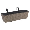 Rattan Rectangular Planter Box