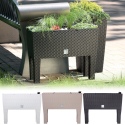 RATO CASE Raised Rattan Flower Bed Planter