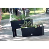 RATO CASE Raised Rattan Flower Bed Planter