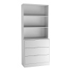 Fuji 3 Drawer Chest Cabinet & Bookcase